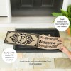 Evergreen Sassafras Monogram F Interchangeable Entrance Doormat | Indoor and