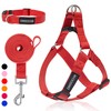 No Pull Dog Harness - Adjustable Step-in Harness & Leash