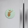 Unbranded Yogi Bear Cartoon | 4'' X 4'' Round Decorative