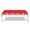 Christmas Table Cloth Party Disposable Tablecloths,Red and Christmas Tree Santa