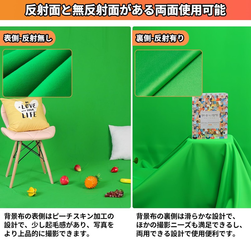 FotoFoto Chromakey Greenback Cloth Backdrop 150x200cm Green Photography Backdrop Solid
