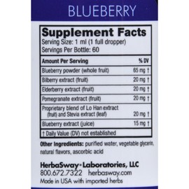 Herbasway Blueberry Magic Deep Blue Antioxidant 2 oz