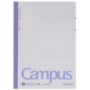 Kokuyo Campus Notebook, A 7mm(0.28in) Ruled, Semi-B5, 30 Sheets, Pack