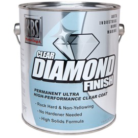 KBS Coatings 8304 DiamondFinish Watercolor Clear Coat - 1 Pint, Coats up to 50 sq ft
