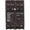 EATON GIDDS-605833 605833 Quad Breaker One 2 Pole 50 Amp