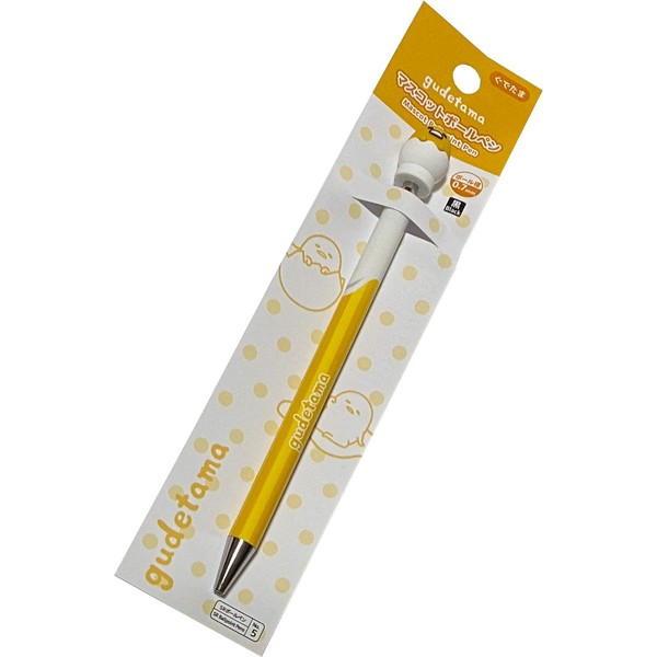 Sanrio Gudetama Core (φ) 0.7 mm Ballpoint pen with Mascot Stationery