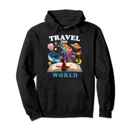 Travel The World Outfit Welties Fernweh Reisen Gift Pullover Hoodie