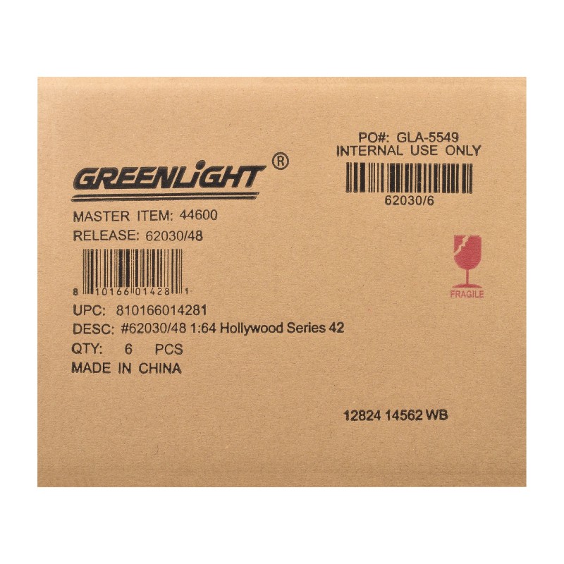 DCD Greenlight's for Hollywood Series Set of 6 1/64 Scale