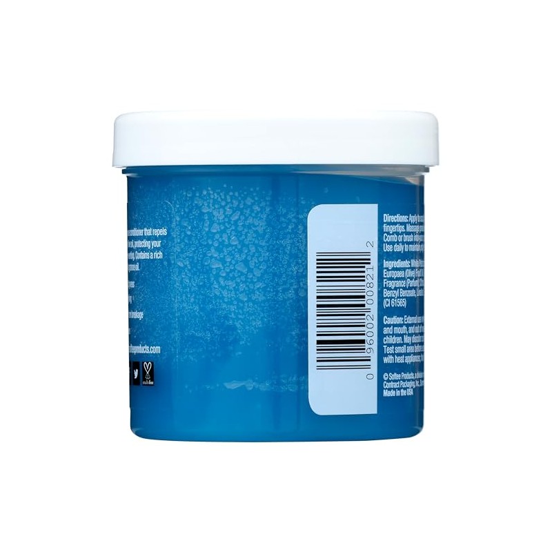 Softee Bergamot Hair Dressing Product, Blue, 5 Ounce by Softee