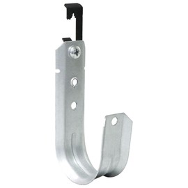 Abeicy 20 Packs 2" Heavy Duty Cable Support J Hooks with Bat Wing Clips for Hanging Cables Management to Ceiling Grid Wire & Threaded Rod