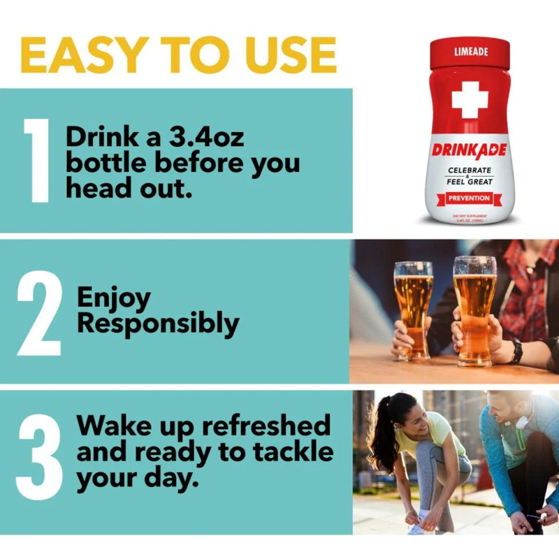 DrinkAde Boost – The Day After Drink, Immunity & Energy
