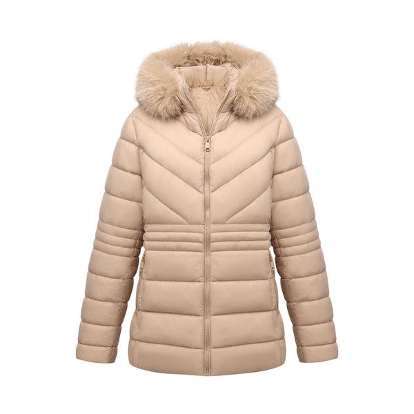 Geschallino Women Winter Coats Plus Size Puffer Jacket Thicken Quilted