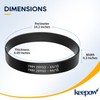 KEEPOW Replacement Belts for Bissell PowerSwift/Aeroswift/Powertrak Upright Vacuum Compatible with