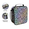 MNSRUU Lunch Bags for Boys Girls Student, Leopard Print Reusable