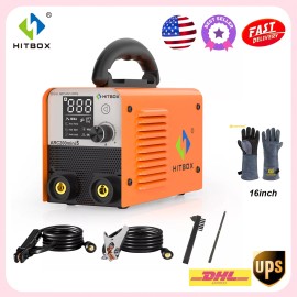 HITBOX 160A 2IN1 ARC Welder with Gloves, Mini IGBT Inverter with LIFT TIG for Home/DIY