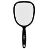"ForPro Classic Hand Mirrors, Black, Compact, 5" W X 10.5"