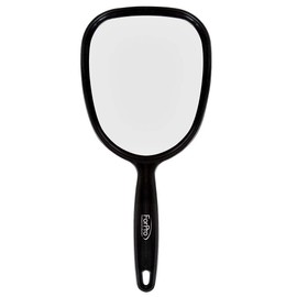 "ForPro Classic Hand Mirrors, Black, Compact, 5" W X 10.5" L, 3Count"