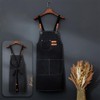 MTSDM Canvas Aprons, Work Aprons for Men Women, Adjustable Luxury