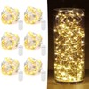 6 Pack Fairy Lights Battery Operated 7ft 20 LED Mini
