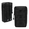 2 Pcs Molle Pouches Tactical Waterproof EDC Bag Small Military