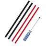 Fixbetter Pack of 4 Rolling Brush Plush Strips Replacement for