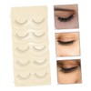 Healeved Realistic Chemical Fiber Lash Practice Strips 5 Pairs Eyelash