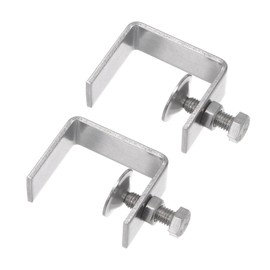 CoCud C Clamp, 46mm Jaw Opening Width, Stainless Steel I-shaped Design Clamp - (Applications: for Woodworking, Metalworking, Assembly, Construction), Pack of 2