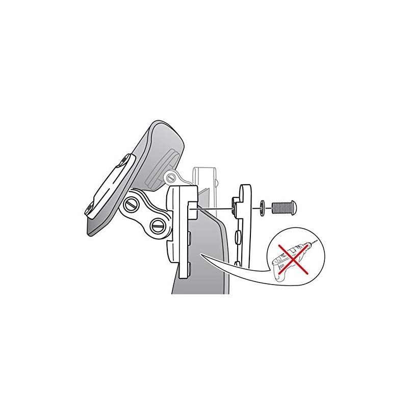 Screen deflector Puig Clip-On light smoke Honda Integra, NC 700