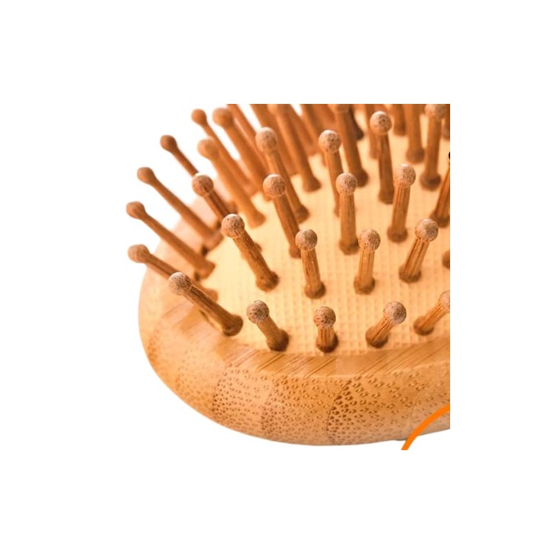Cepillo De Bambú Madera Natural Biodegradable, Peine para el Cabello