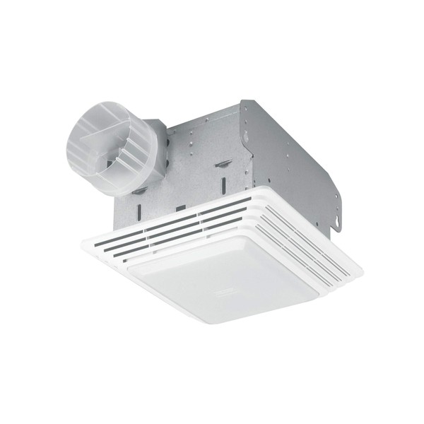 Broan-NuTone HD80L Heavy Duty Ventilation Fan, Residential or Commercial Installation, 80 CFM, 2.5 Sones,White