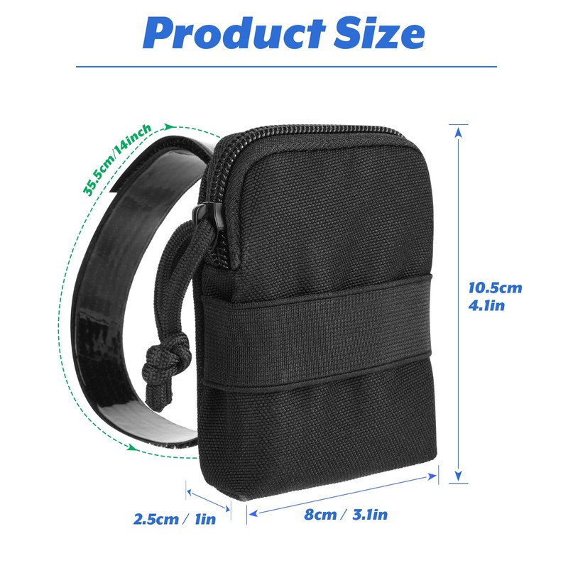 Homakover EZ Pass Organizer Holder with Strap, Toll Transponder Holder,