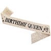 BRT Bearingshui 60th Birthday Sash and Tiara for Woman, Gold