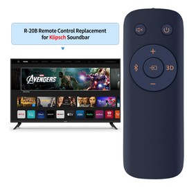 PZL R-20B Replacement Sound Bar Remote Control fit for Klipsch Reference R-20B SB1 SB3 CS30 Soundbar