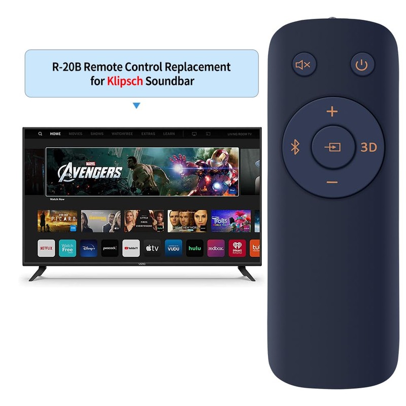 PZL R-20B Replacement Sound Bar Remote Control fit for Klipsch