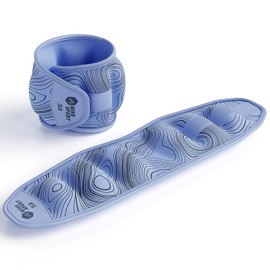 M Mike Sport Ankle Weights 1 Pair 2 4 6 8 10 Lbs Wrist Leg Arm Weights for Women Men Kids, Strength Training Wrist and Ankle Weights Sets for Walking Fitness Gym Workout, 3 lbs Each