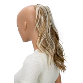 CAISHA Hannah HCK205 Hair Braid with Velcro Fastening Hairpiece Hair Extensions Slightly Wavy Light Brown Blonde Strands