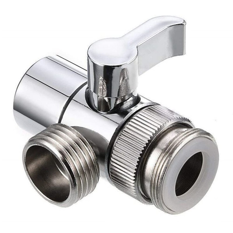 2 x 3-way shower valve, shower attachment for bath taps,