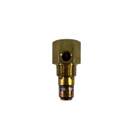 American Made Brass Replacement In-Tank Check Valve for Ingersoll Rand 85582286. 3/4" Inverted Flare Top Inlet, 3/4" MNPT Outlet, Double Tapped with One 1/4" FNPT and One 1/4" Inverted Flare Side Port