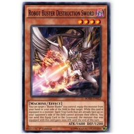 Yu-Gi-Oh! - Robot Buster Destruction Sword (BOSH-EN022) - Breakers of Shadow - 1st Edition - Common