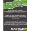 Maxpower 561513B 2 Blade Set for Many 38 in. Cut