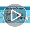 Shower Head with Handheld - All Metal Showerhead Holder and