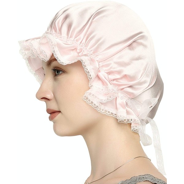 Orange Ananas Silk Nightcap 100% Natural Silk Nightcap Night Cap