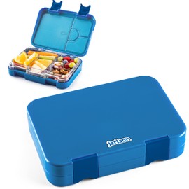 Jarlson® Toni Lunch Box for Children with 6 Compartments – Lunch Box – Bento Box Leak-Proof – Lunch Box for Nursery and School – Girls and Boys – Lunch Box, Snack Box (Blue)