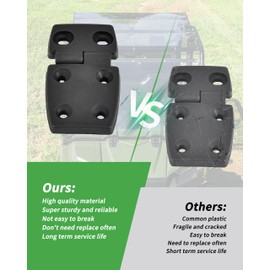 SLORIMOD Hood Hinges for Polaris Ranger 570 Fullsize Ranger 500 700 800 Diesel Crew 2003-2025 Accessories (2PCS, Replace #5437902)