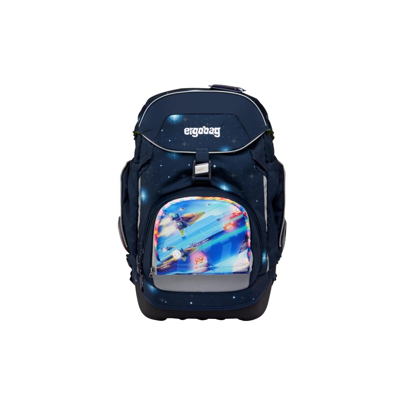 ergobag LED Zippies School Bag Accessory Front Pocket Motif Worlds