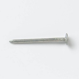 Merriway BH07212 (500 gm) Galvanised Roofing Felt Clout Nails Extra Large Head 20mm (3/4 inch) - Pack of 500 gm