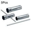TA-VIGOR 3Pcs Spark Plug Socket Wrench Set, Double-Ended Spanner with