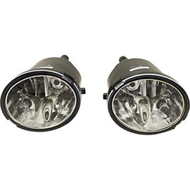 For 2001-2007 Toyota Sequoia Fog Light Driver and Passenger Side Pair With Bulbs Included TO2592112 TO2593112-Replaces 81220-0C021 81210-0C021