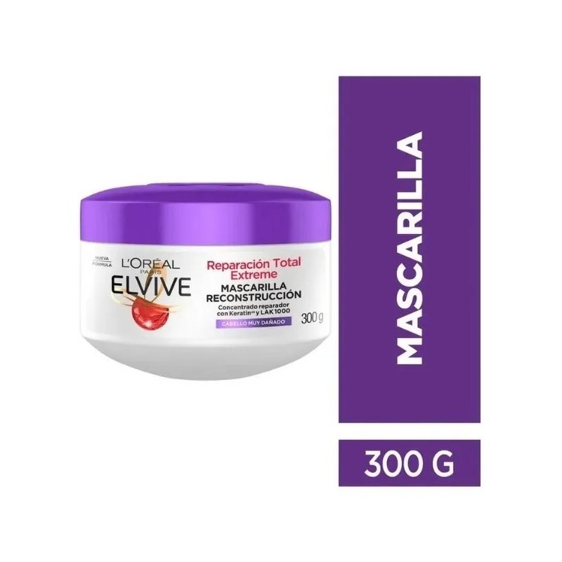 Tratamiento Capilar L'Oréal Paris Elvive Reparación Total 300g