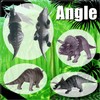 Triceratops Papercraft Dinosaur Figure Paper Art Miniature Kit Set (1